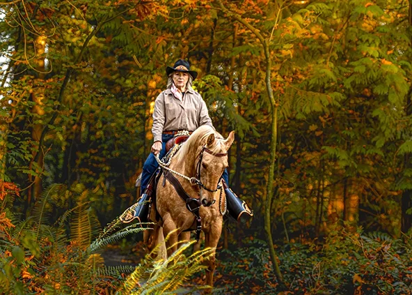 Equestrian session with Susan and Amber